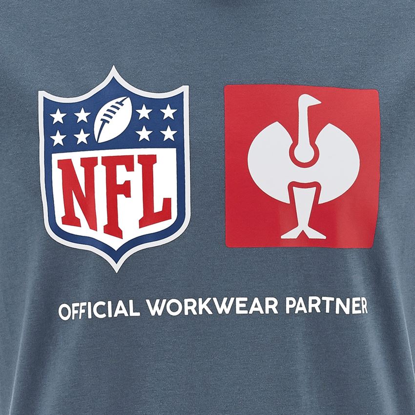 Samarbejde: NFL T-Shirt cotton + oxidblå 2