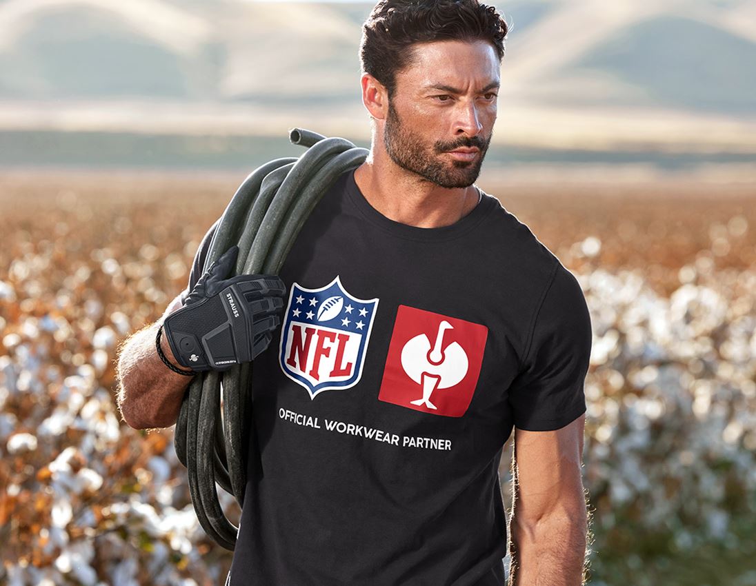 T-Shirts, Pullover & Skjorter: NFL T-Shirt cotton + sort 1