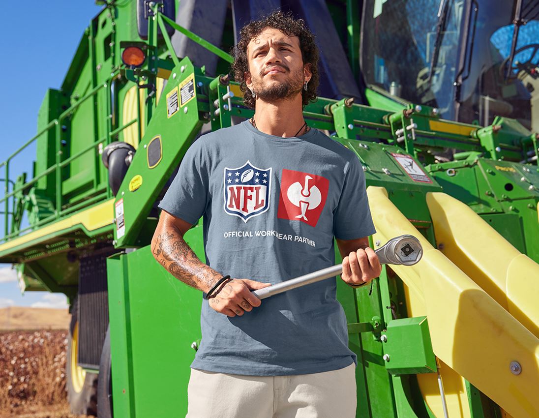 Samarbejde: NFL T-Shirt cotton + oxidblå