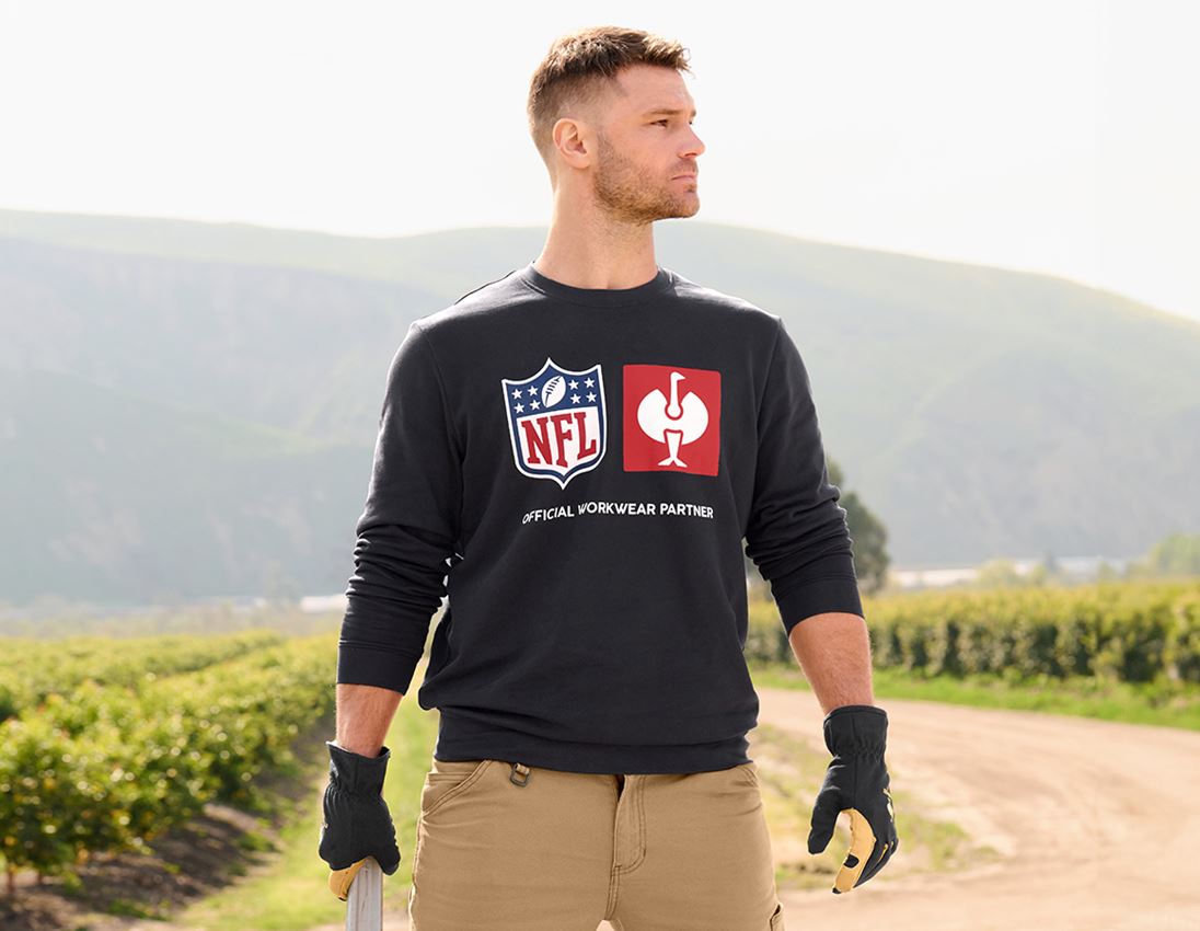 Samarbejde: NFL Sweatshirt cotton + sort 2