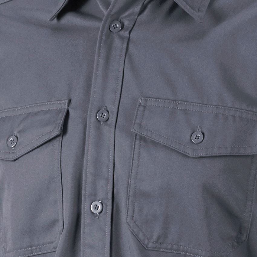 T-Shirts, Pullover & Skjorter: Arbejdsskjorter e.s.classic, langærmet + grå 2