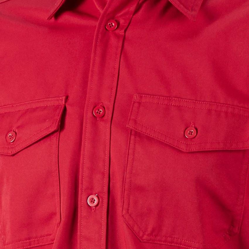 T-Shirts, Pullover & Skjorter: Arbejdsskjorter e.s.classic, langærmet + rød 2