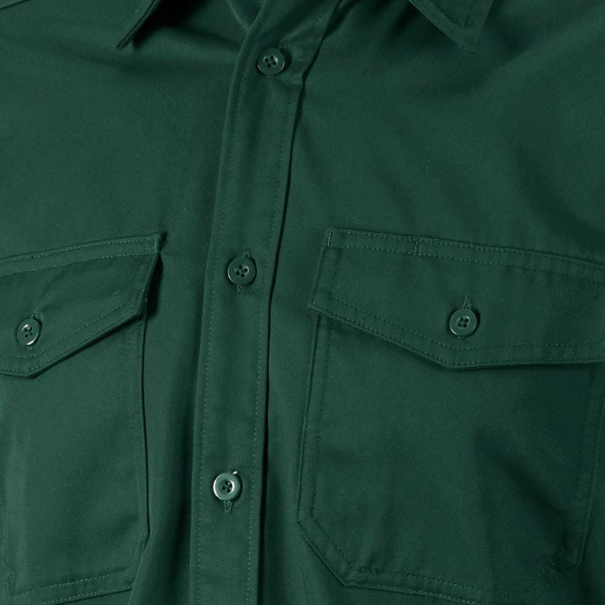 T-Shirts, Pullover & Skjorter: Arbejdsskjorter e.s.classic, langærmet + grøn 2