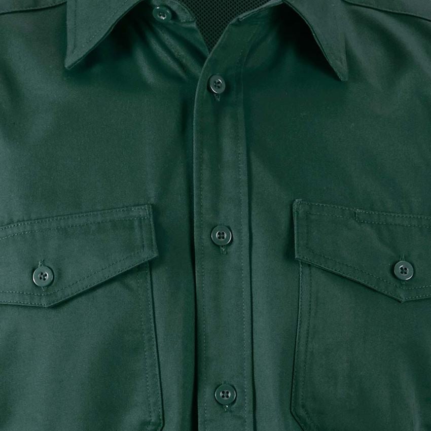 Tømrer / Snedker: Arbejdsskjorter e.s.classic, korte ærmer + grøn 2