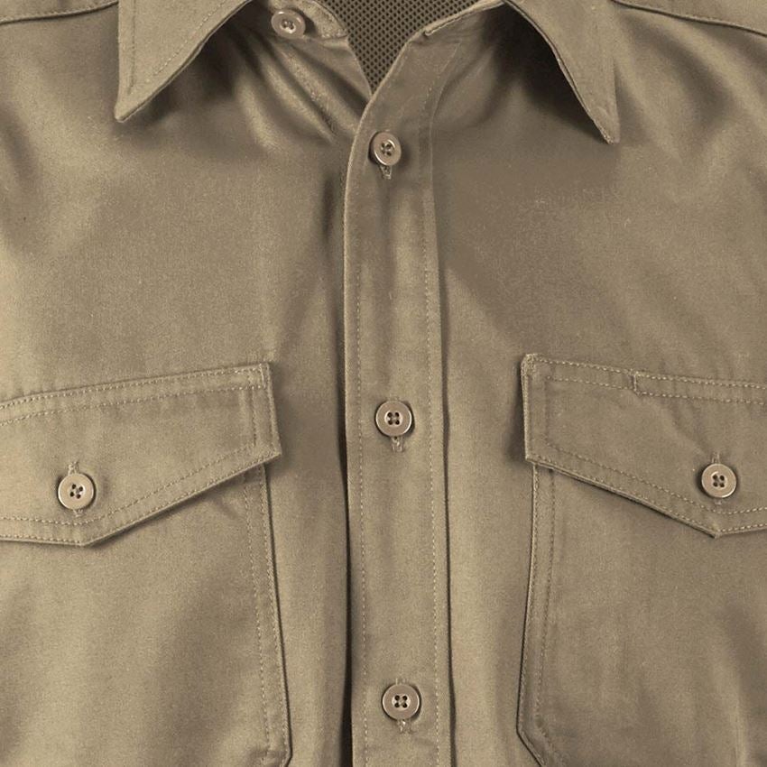 T-Shirts, Pullover & Skjorter: Arbejdsskjorter e.s.classic, korte ærmer + kaki 2