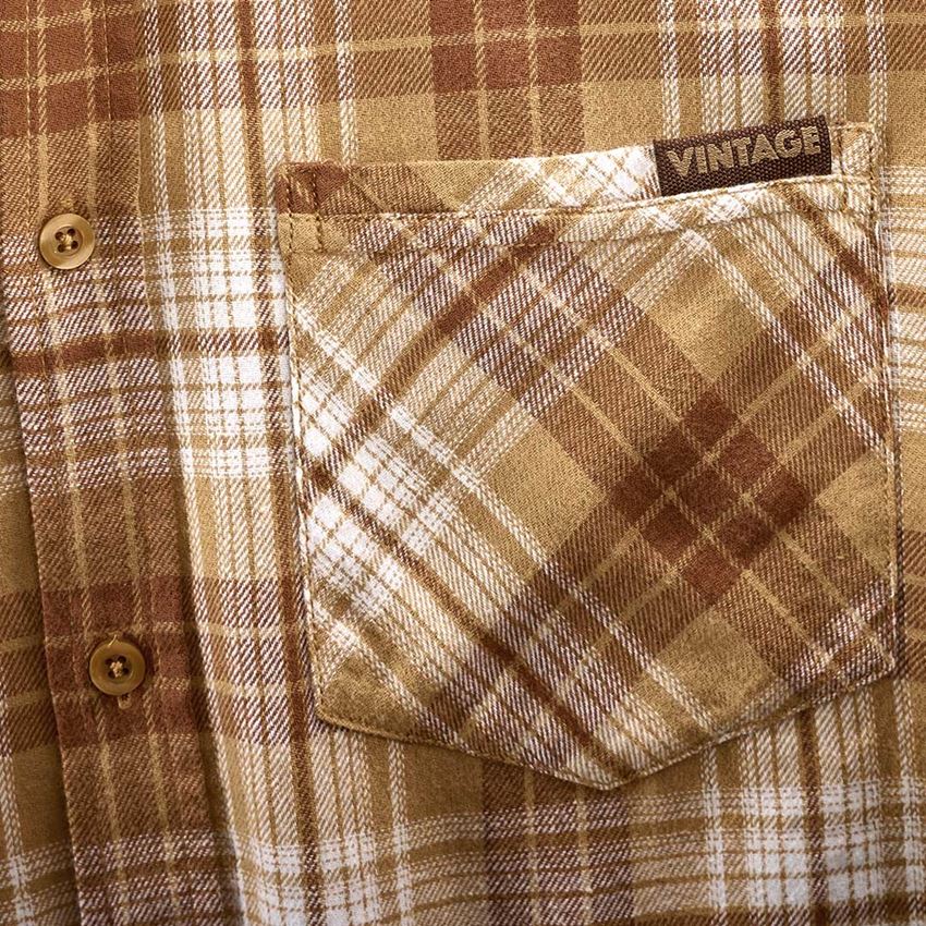 T-Shirts, Pullover & Skjorter: Karo skjorte e.s.vintage + sepia ternet 2
