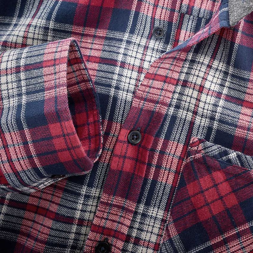 Tømrer / Snedker: Karo skjorte e.s.vintage + rød ternet 2