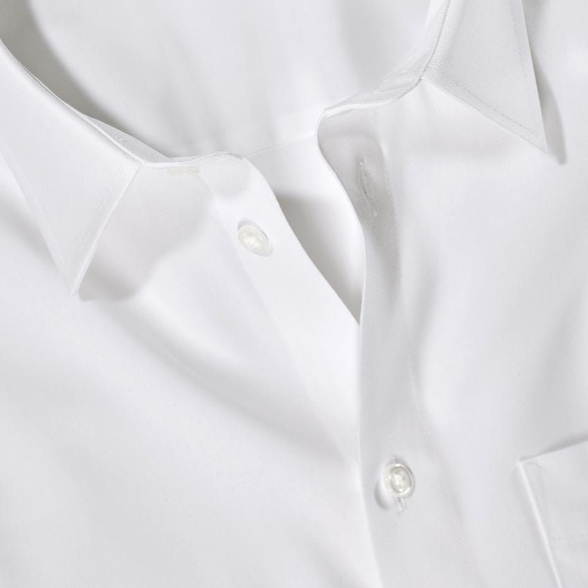 T-Shirts, Pullover & Skjorter: e.s. Business skjorte cotton stretch, comfort fit + hvid 3