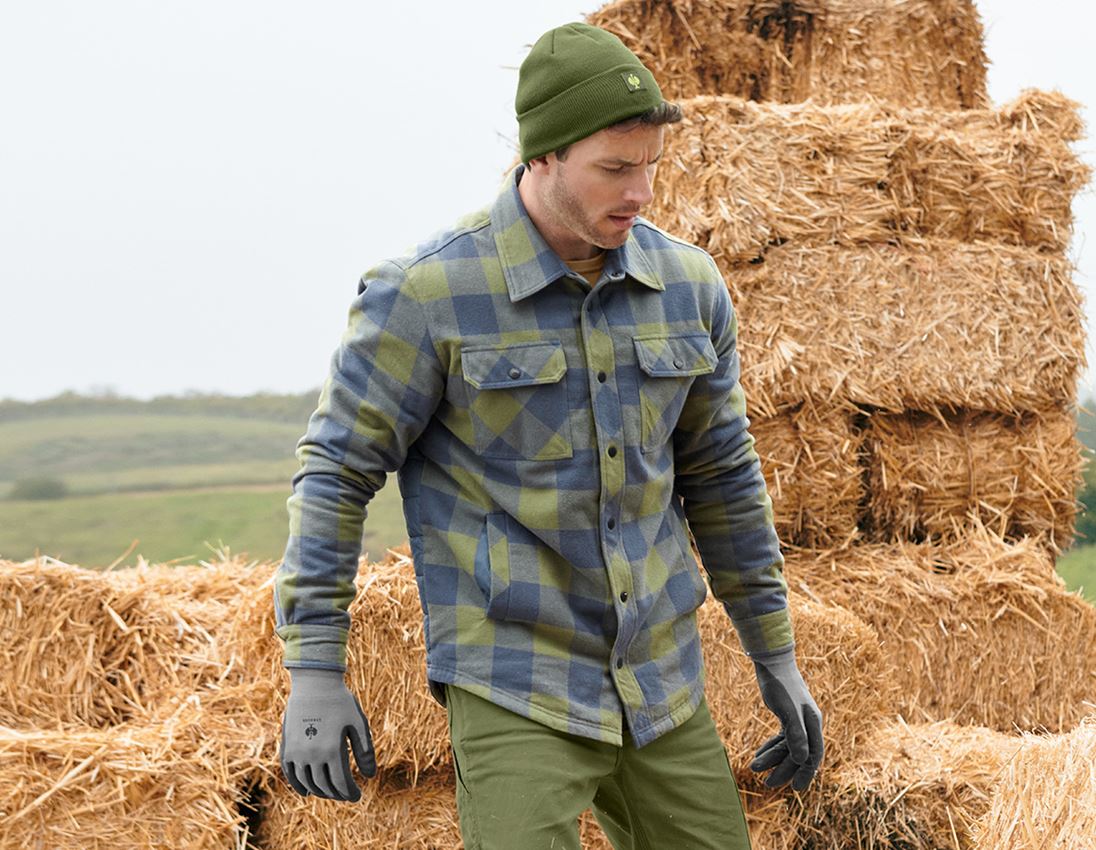 T-Shirts, Pullover & Skjorter: All-season karo skjorte e.s.iconic + bjerggrøn/oxidblå 2