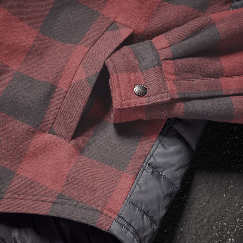 Shirts, Pullover & more: Allseason check shirt e.s.iconic + oxidred/carbongrey 2