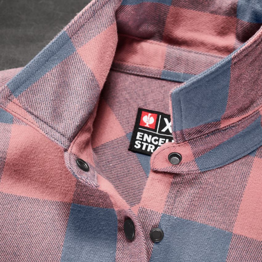 Shirts, Pullover & more: Check shirt e.s.iconic, ladies' + quartz pink/oxidblue 2