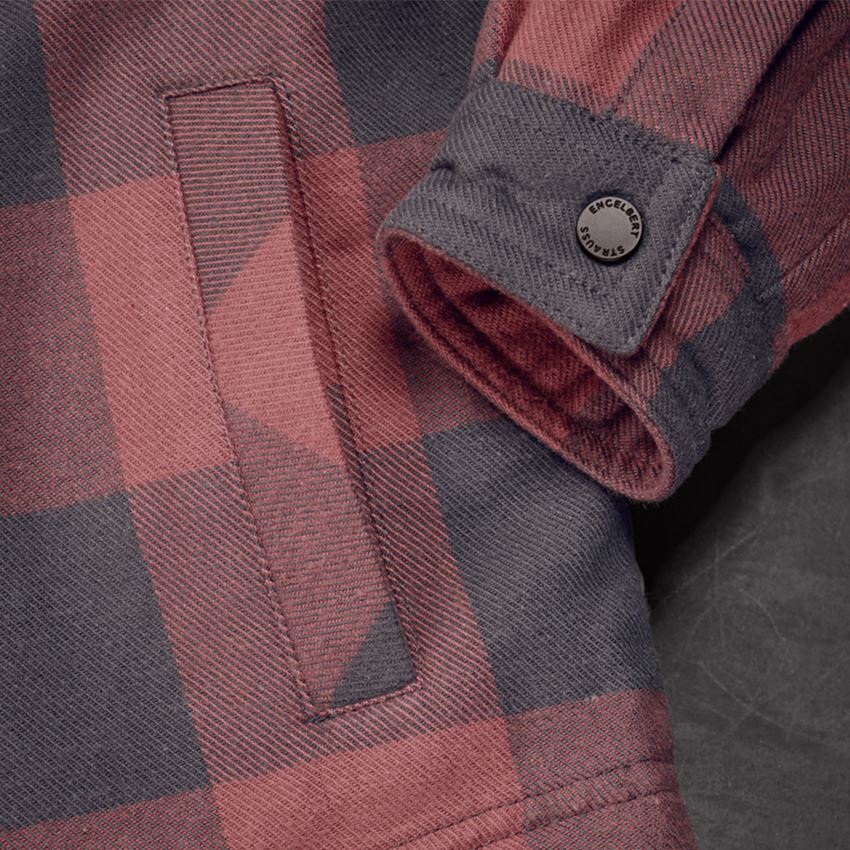 Clothing: Allseason check shirt e.s.iconic, children's + oxidred/carbongrey 2