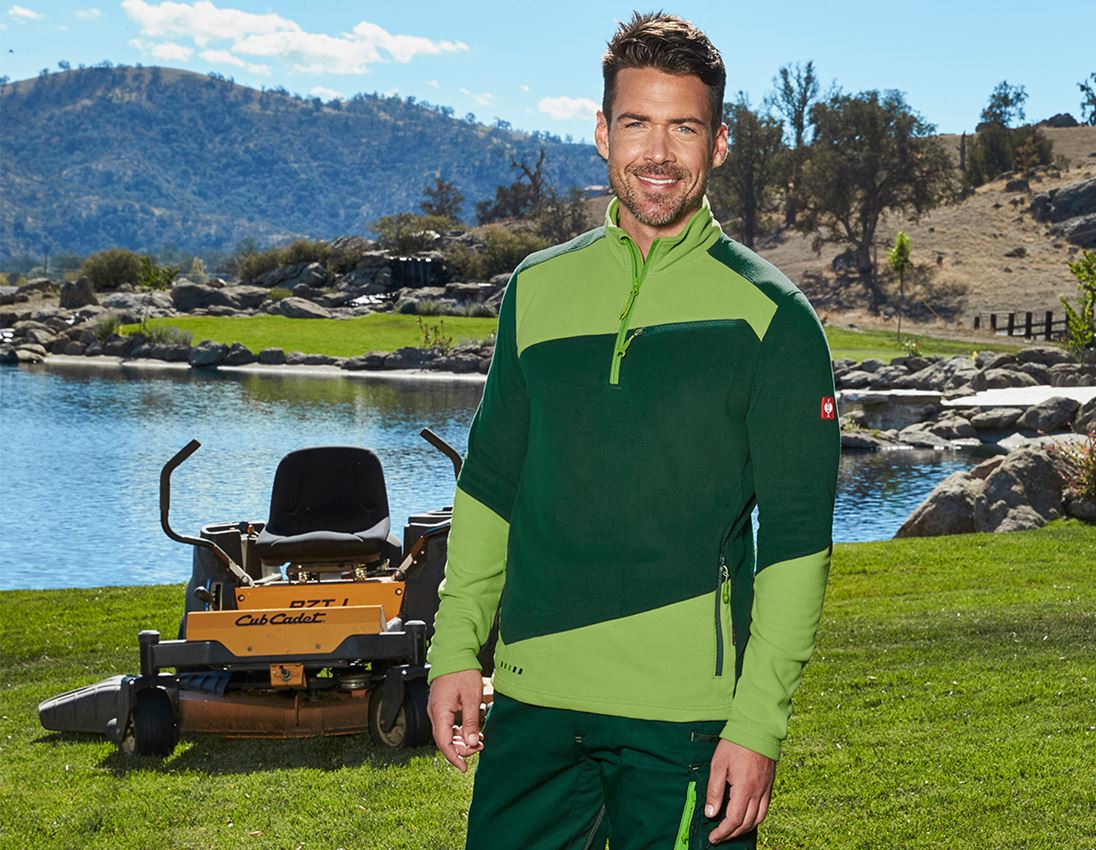 T-Shirts, Pullover & Skjorter: Fleecetrøje e.s.motion 2020 + grøn/havgrøn