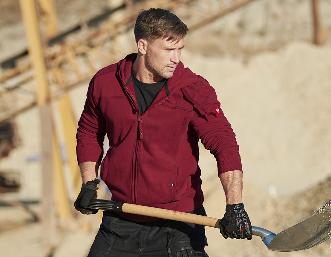 Joiners / Carpenters: Hooded jacket cotton e.s.roughtough + ruby