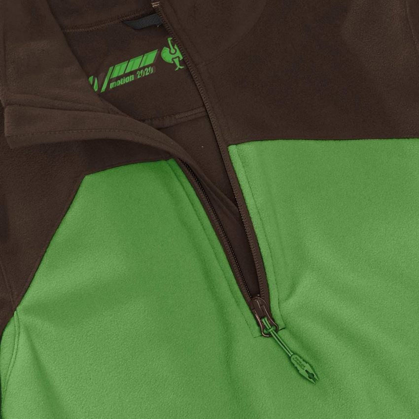 T-Shirts, Pullover & Skjorter: Fleecetrøje e.s.motion 2020, damer + havgrøn/kastanje 2