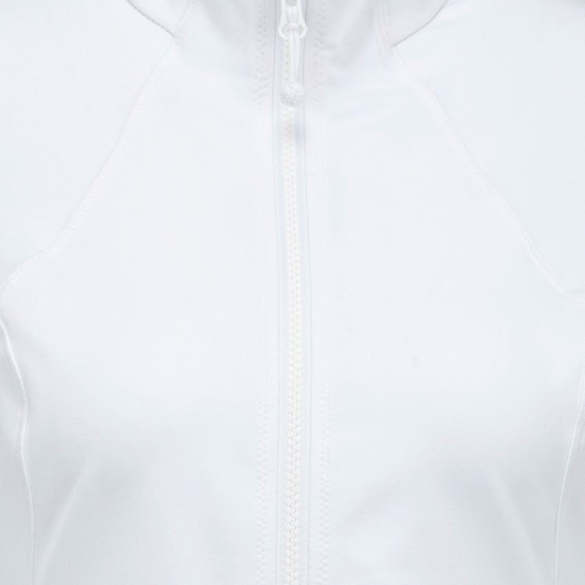 T-Shirts, Pullover & Skjorter: e.s. funktions-sweatjakke solid, damer + hvid 2