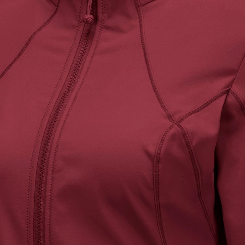 Shirts, Pullover & more: e.s. Functional sweat jacket solid, ladies' + ruby 2