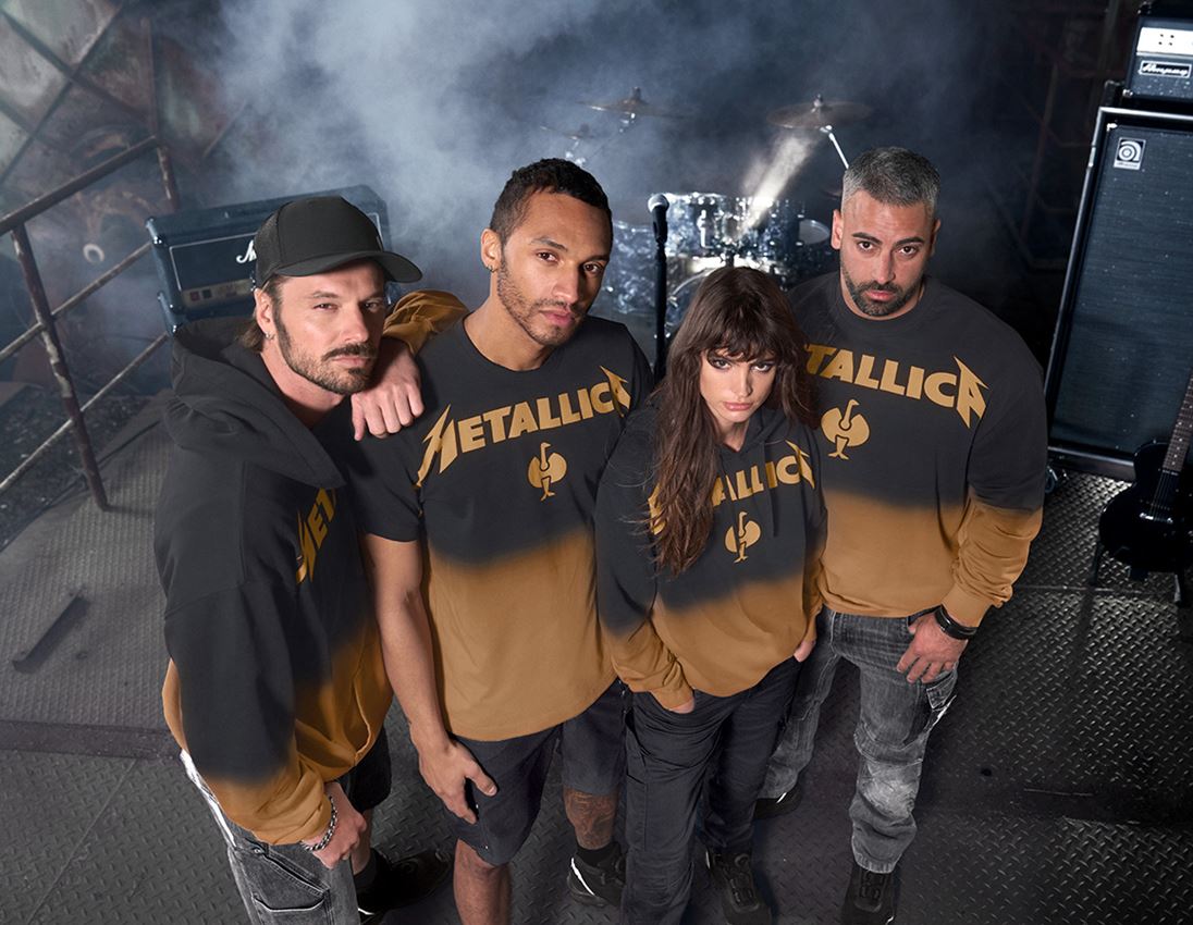 Samarbejde: Metallica cotton hoodie, men + sort/granit 2