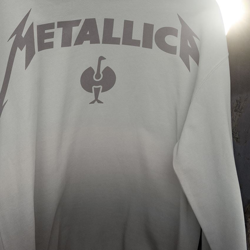 T-Shirts, Pullover & Skjorter: Metallica cotton sweatshirt + magnetgrå/granit 2