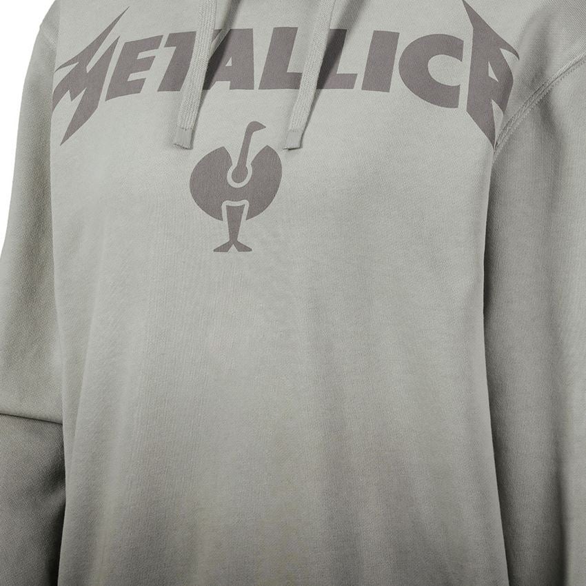 Samarbejde: Metallica cotton hoodie, ladies + magnetgrå/granit 2