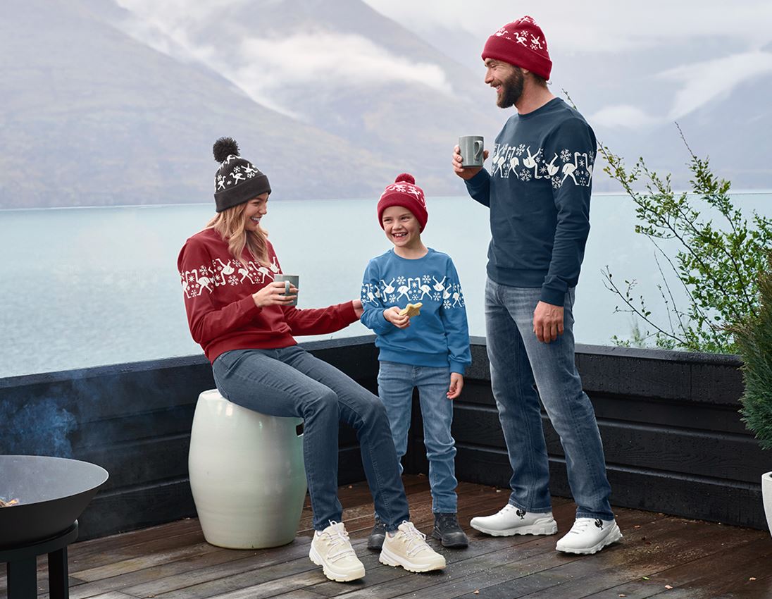 Til de små: e.s. norsk sweatshirt, børne + baltikblå 1