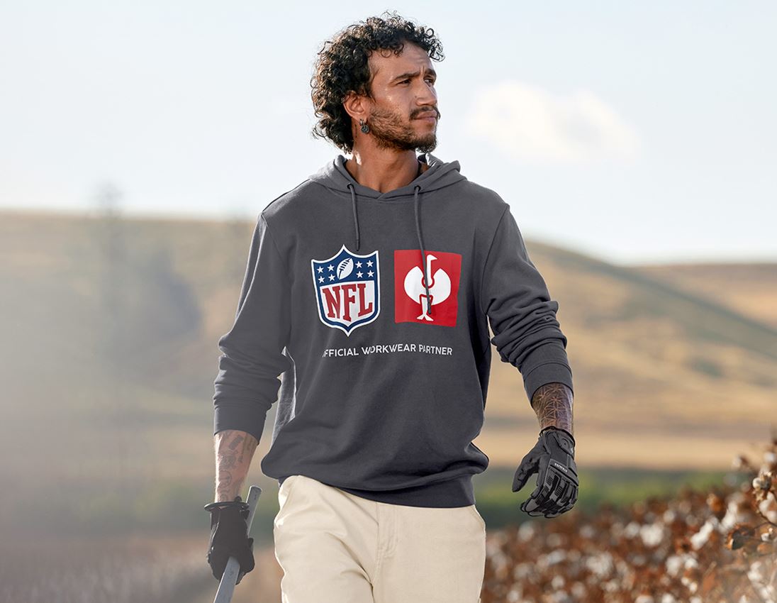 Samarbejde: NFL Hoodie cotton + karbongrå 3