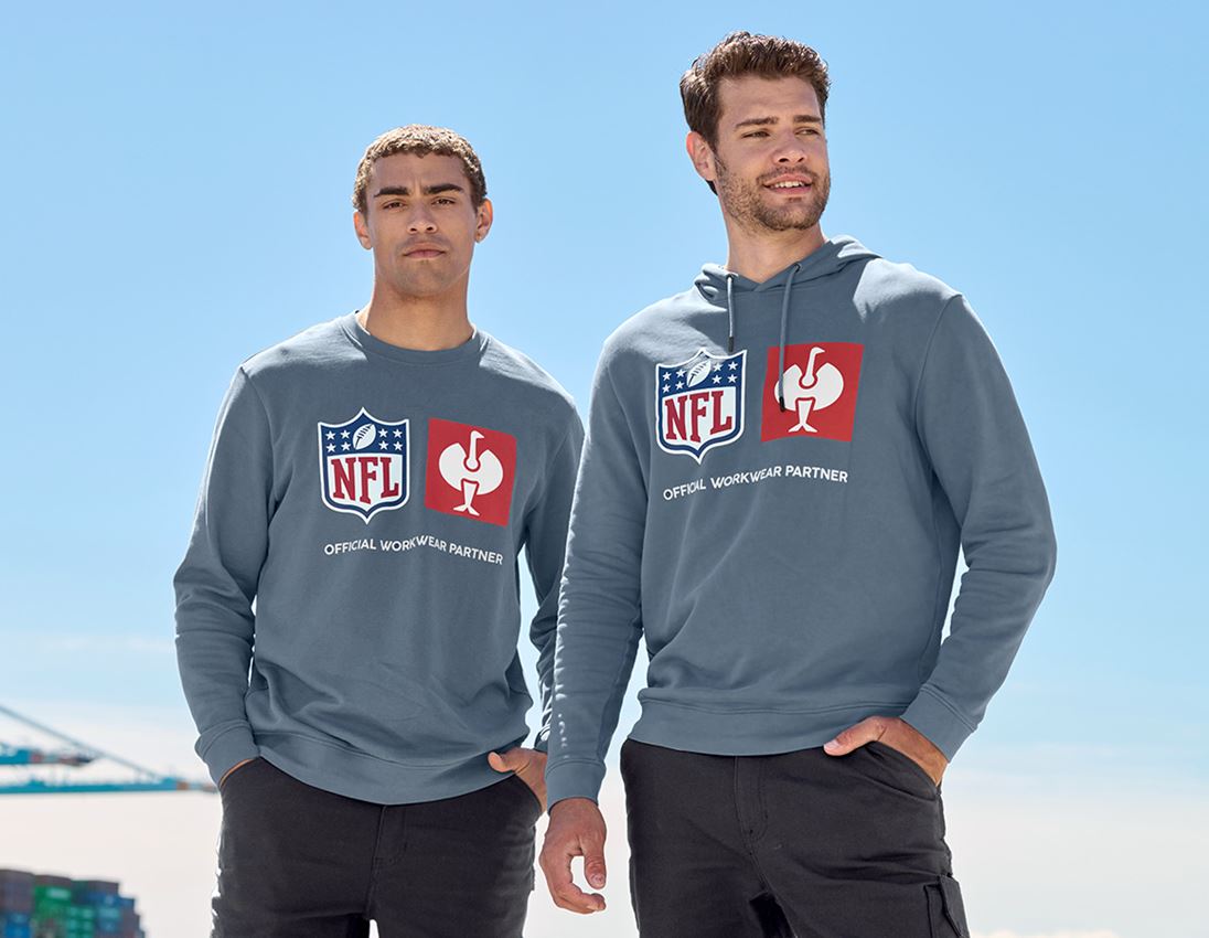 Samarbejde: NFL Hoodie cotton + oxidblå 3