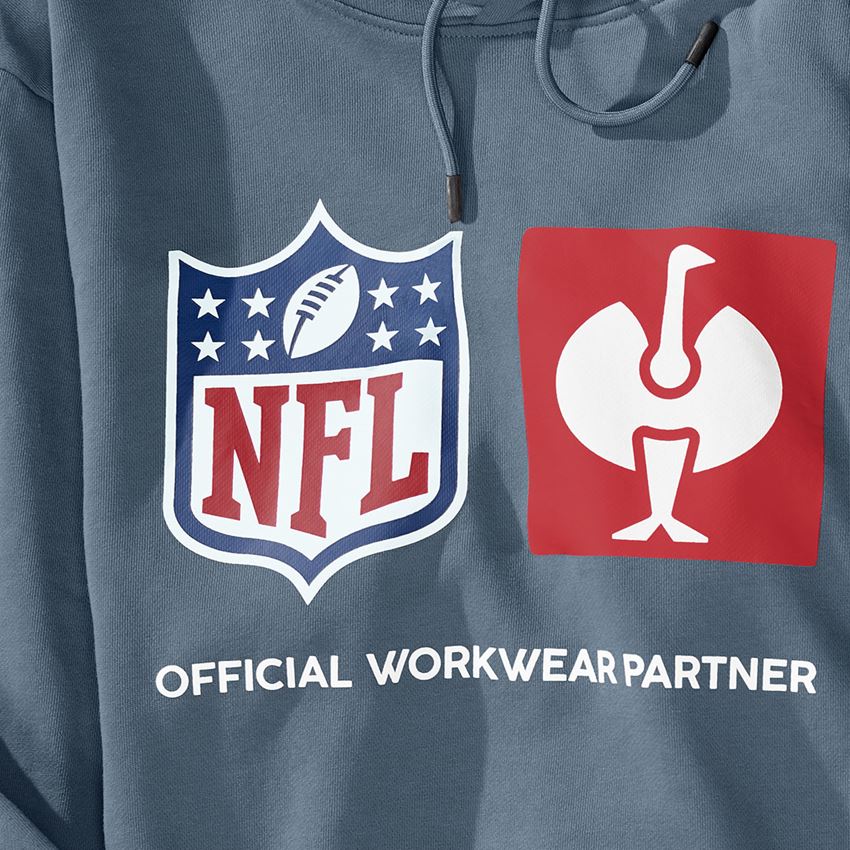 Samarbejde: NFL Hoodie cotton + oxidblå 2