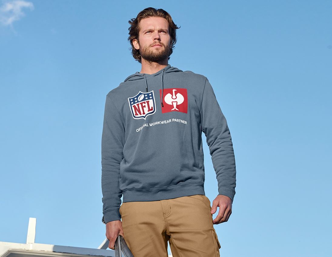 Samarbejde: NFL Hoodie cotton + oxidblå