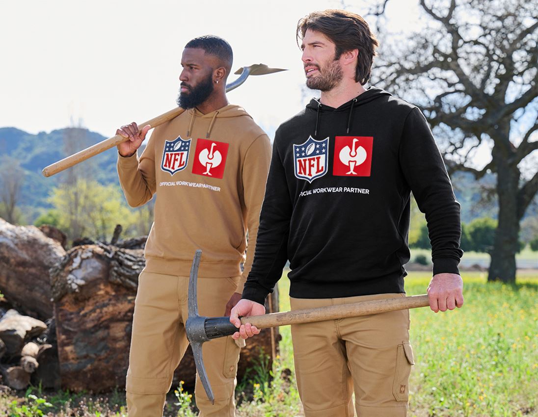 Clothing: NFL Hoodie cotton + black 1