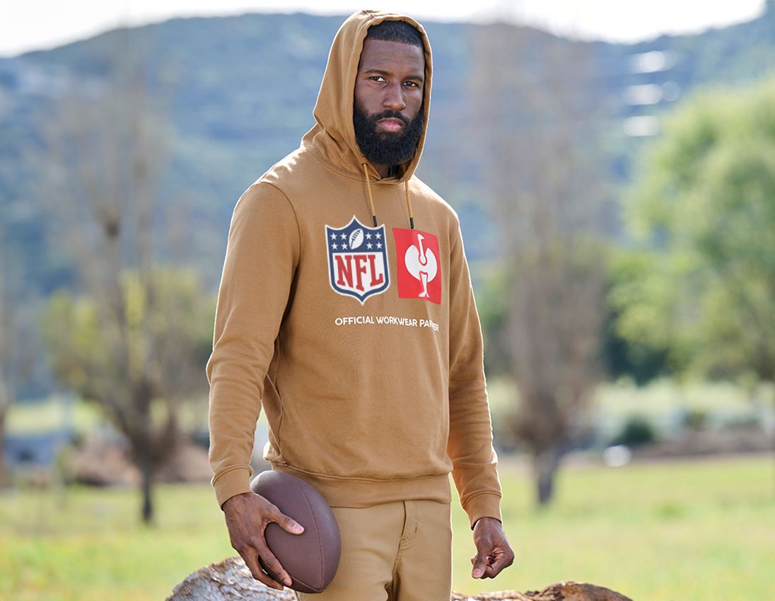 Samarbejde: NFL Hoodie cotton + mandelbrun 2