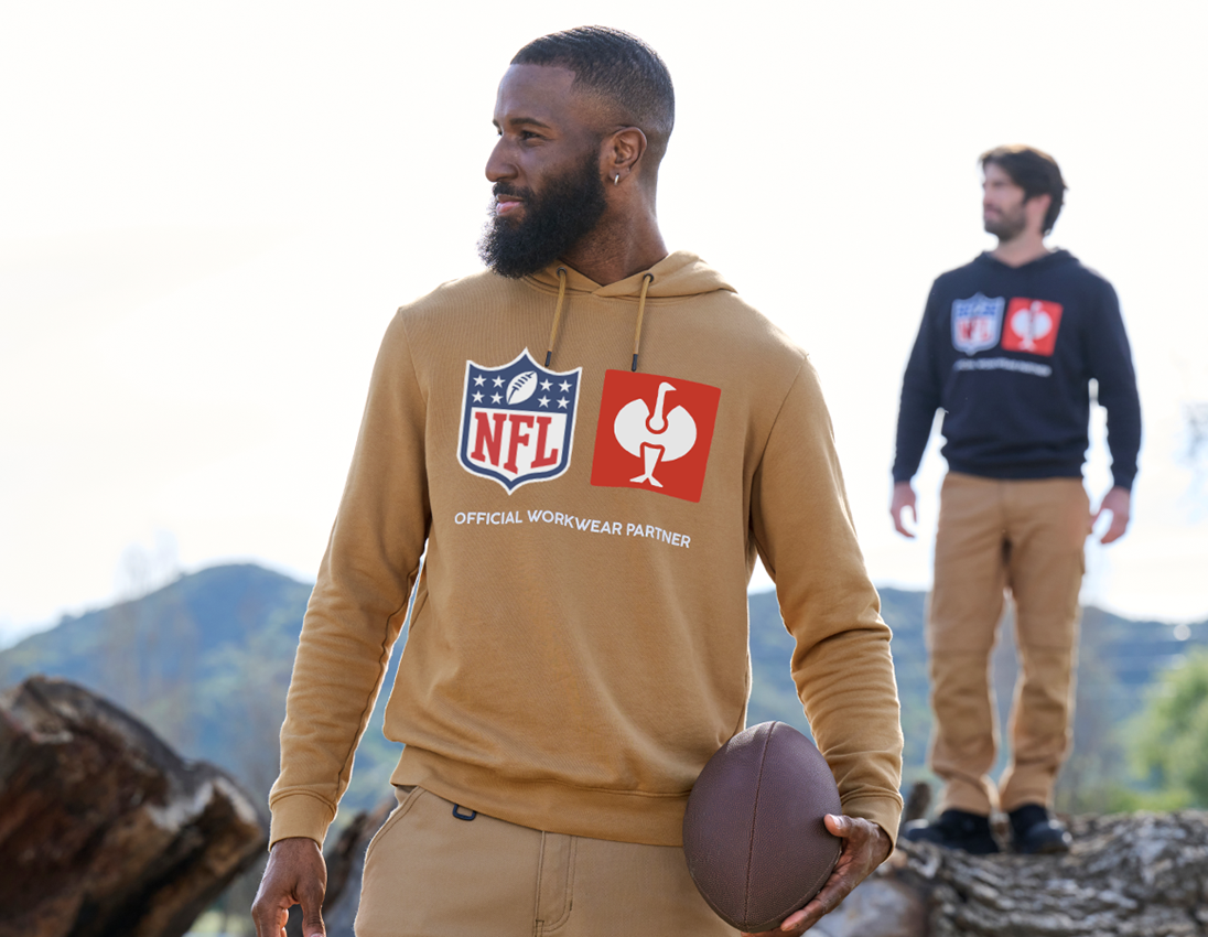 Samarbejde: NFL Hoodie cotton + mandelbrun 3