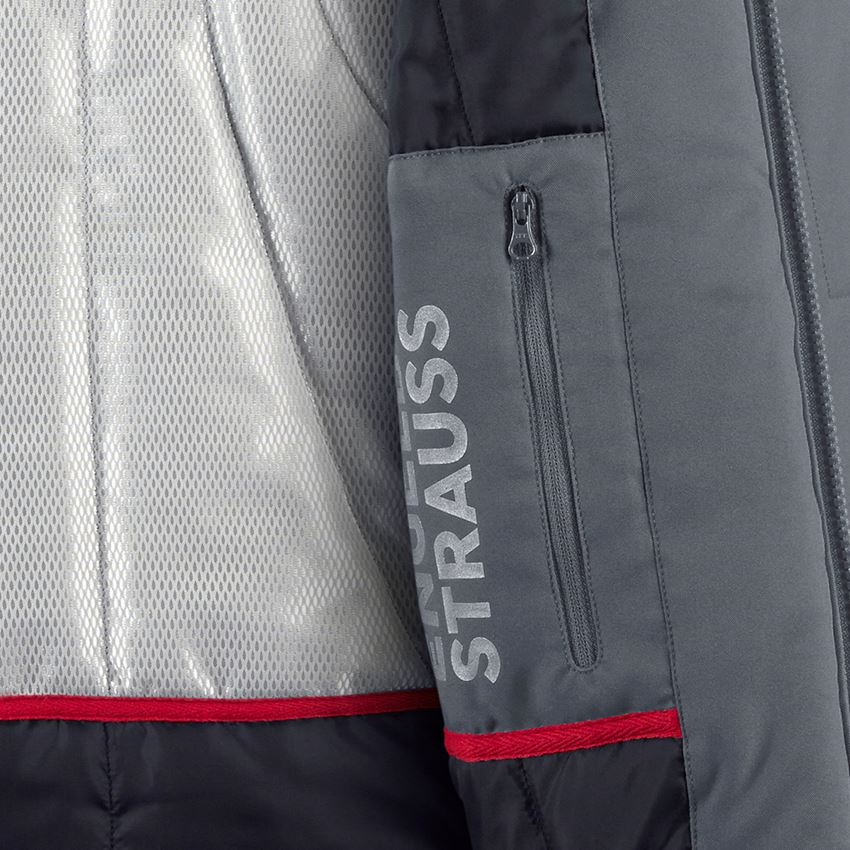 Work Jackets: Softshell jacket e.s.motion + grey/black 2