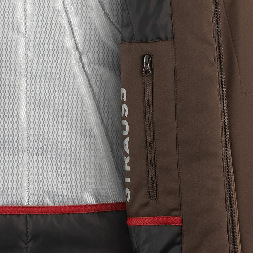 Work Jackets: Softshell jacket e.s.motion + chestnut/hazelnut 2