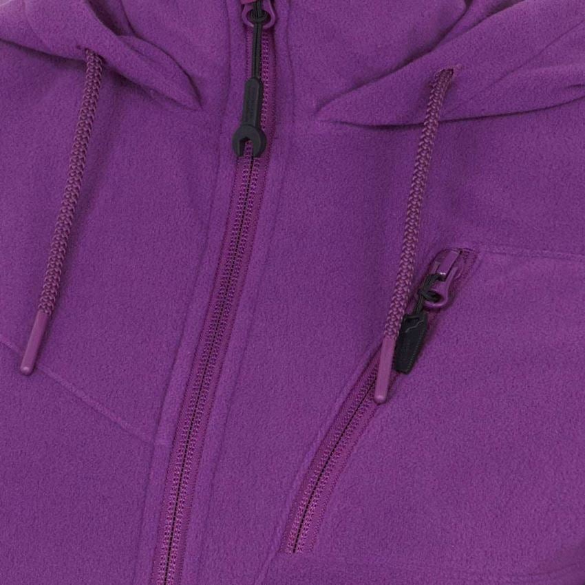 Gardening / Forestry / Farming: Hooded fleece jacket e.s.motion 2020, ladies' + violet 2