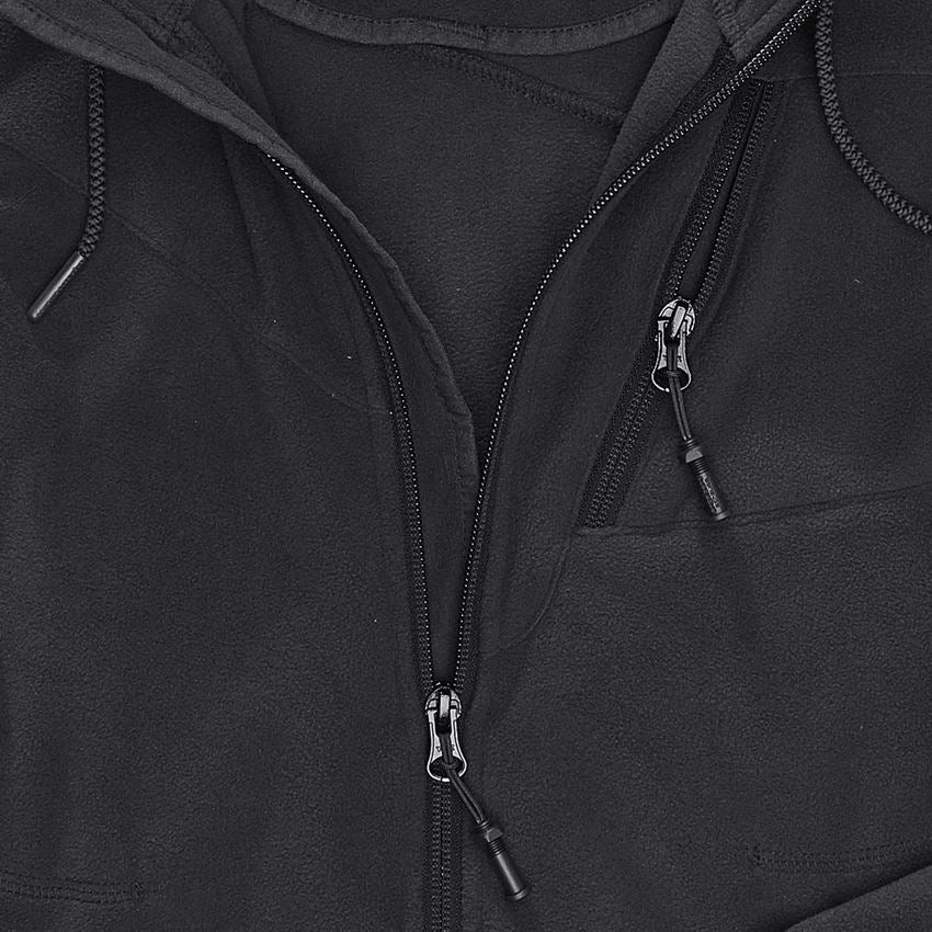 Work Jackets: Hooded fleece jacket e.s.motion 2020, ladies' + graphite 2
