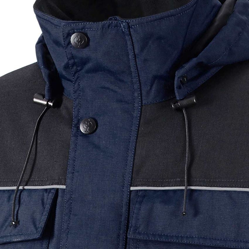 Arbejdsjakker: Parka-jakke e.s.image + mørkeblå/sort 2