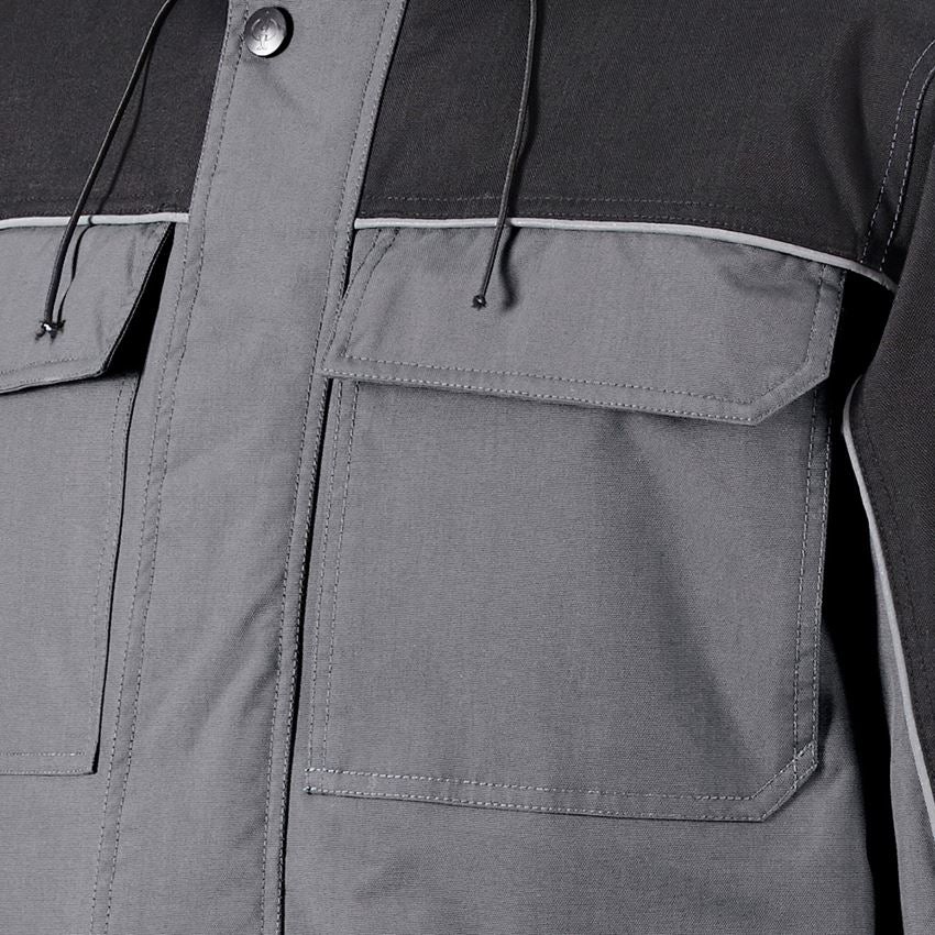 Arbejdsjakker: Parka-jakke e.s.image + grå/sort 2