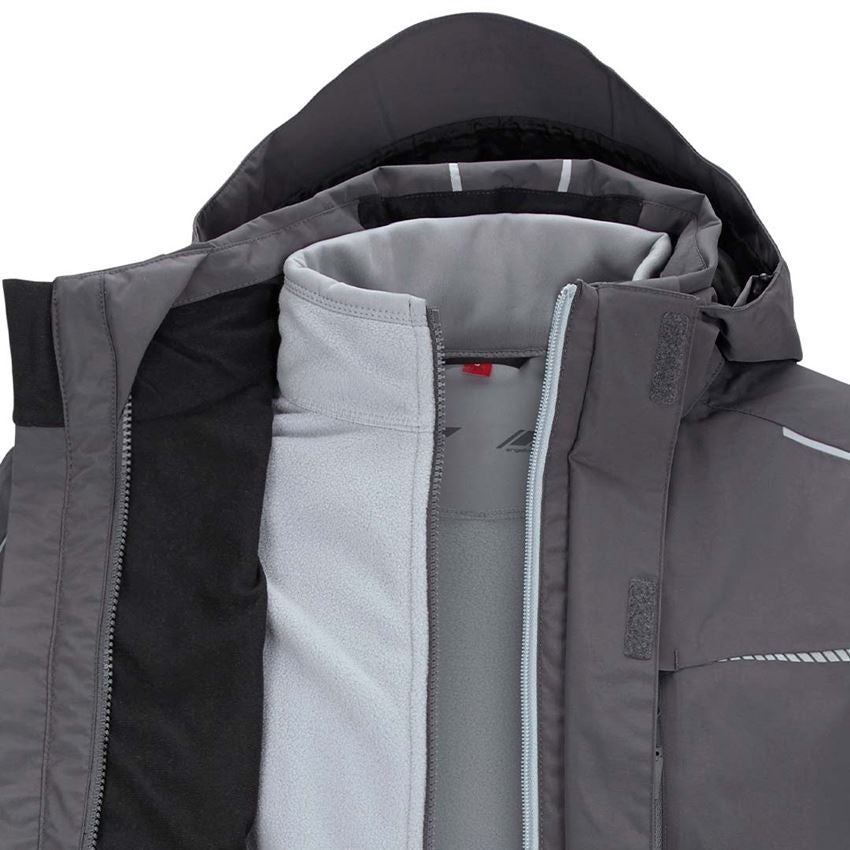 Topics: 3 in 1 functional jacket e.s.motion 2020, men's + anthracite/platinum 2