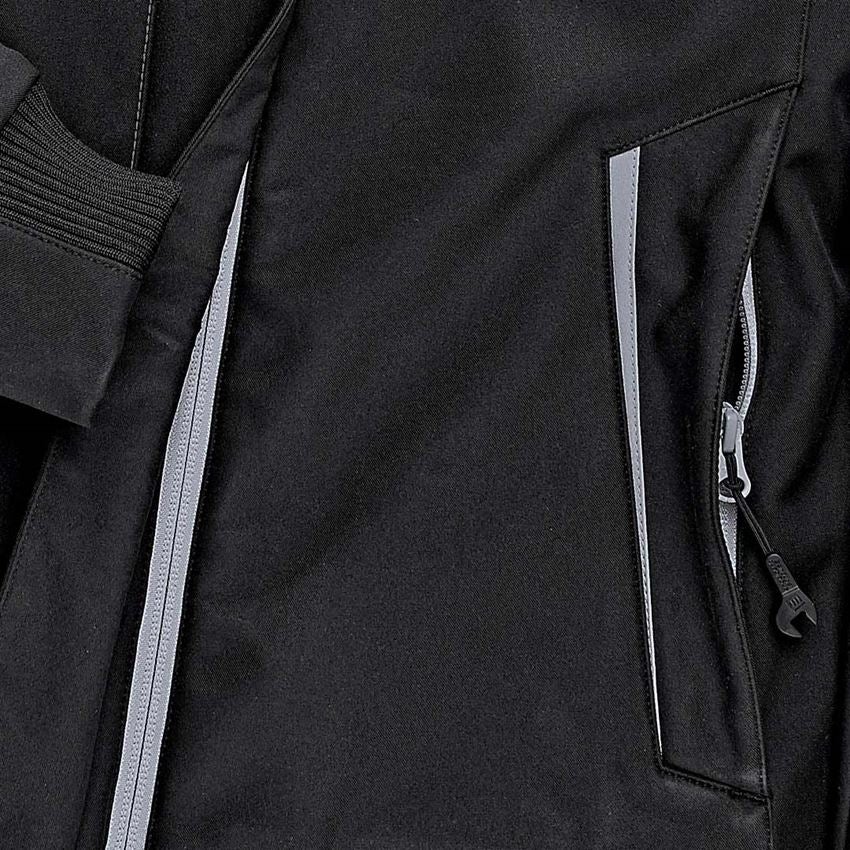 Plumbers / Installers: Winter softshell jacket e.s.motion 2020, ladies' + black/platinum 2