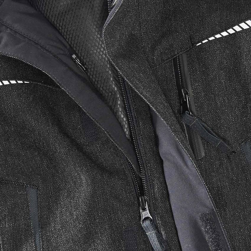 Cold: Winter functional pilot jacket e.s.motion denim,c. + graphite 2