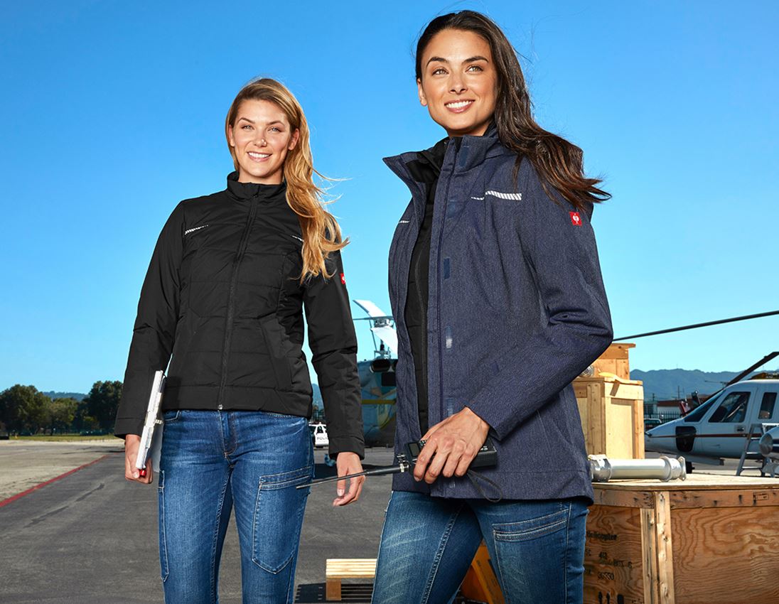 Work Jackets: Windbreaker e.s.motion denim, ladies' + black 2