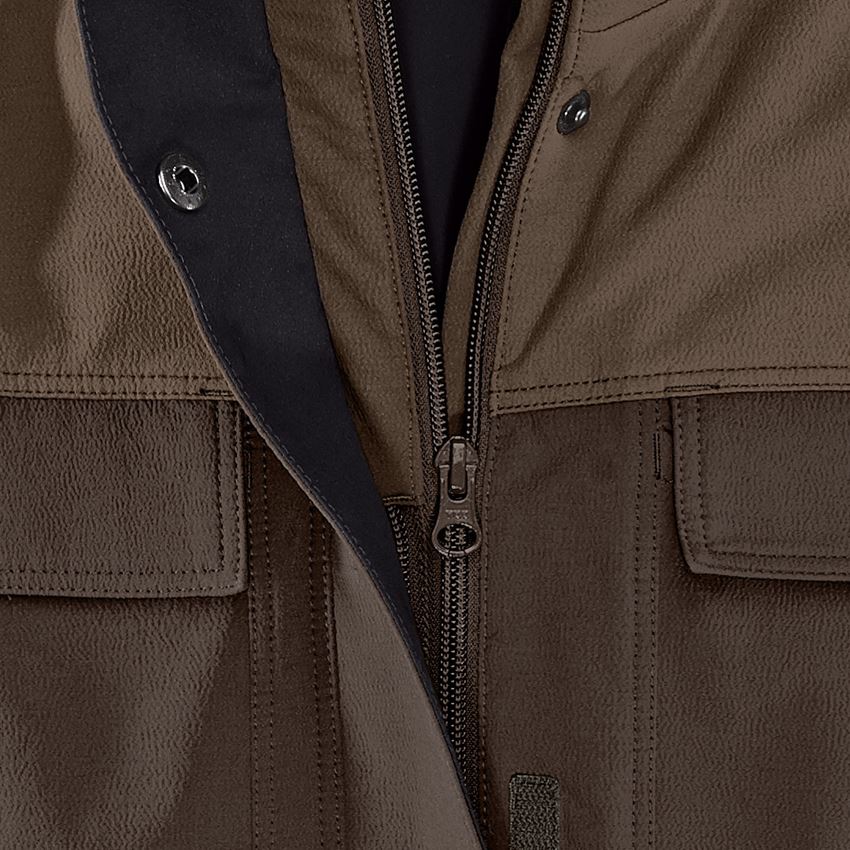 Work Jackets: Winter functional jacket e.s.dynashield, ladies' + hazelnut/chestnut 2