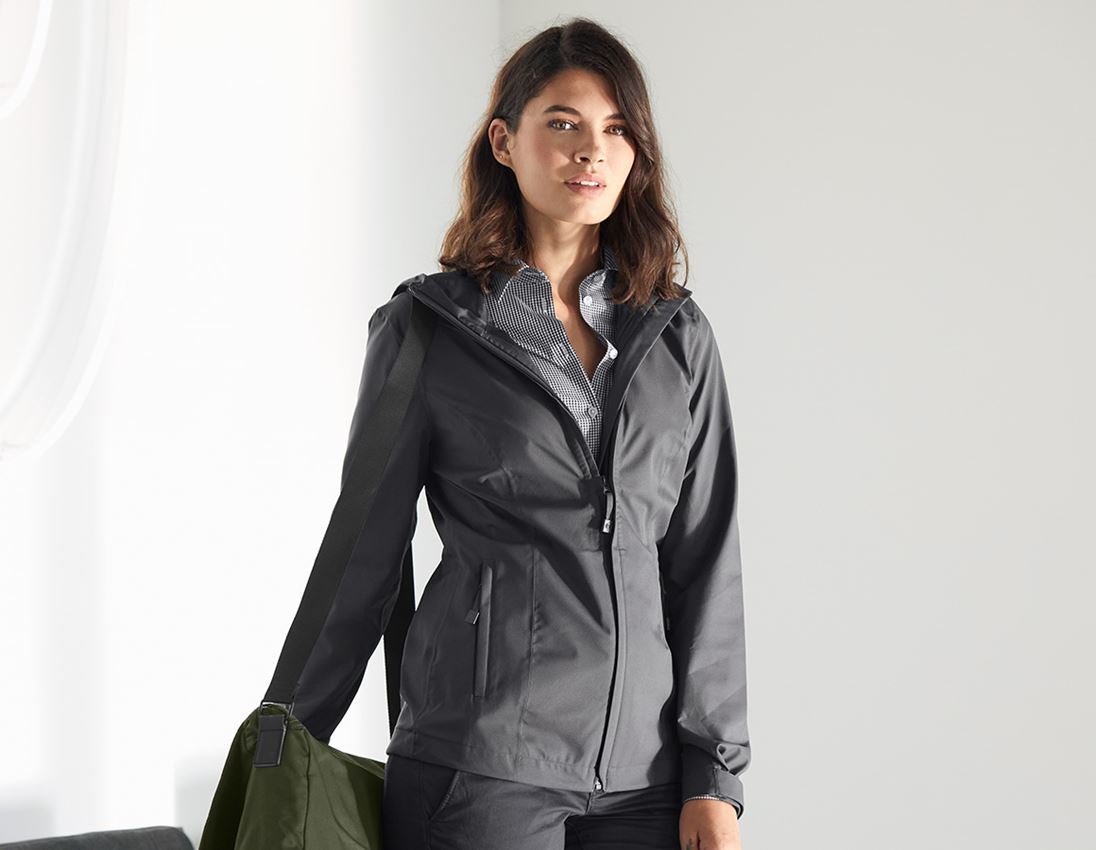Work Jackets: e.s. Functional jacket CI, ladies' + anthracite