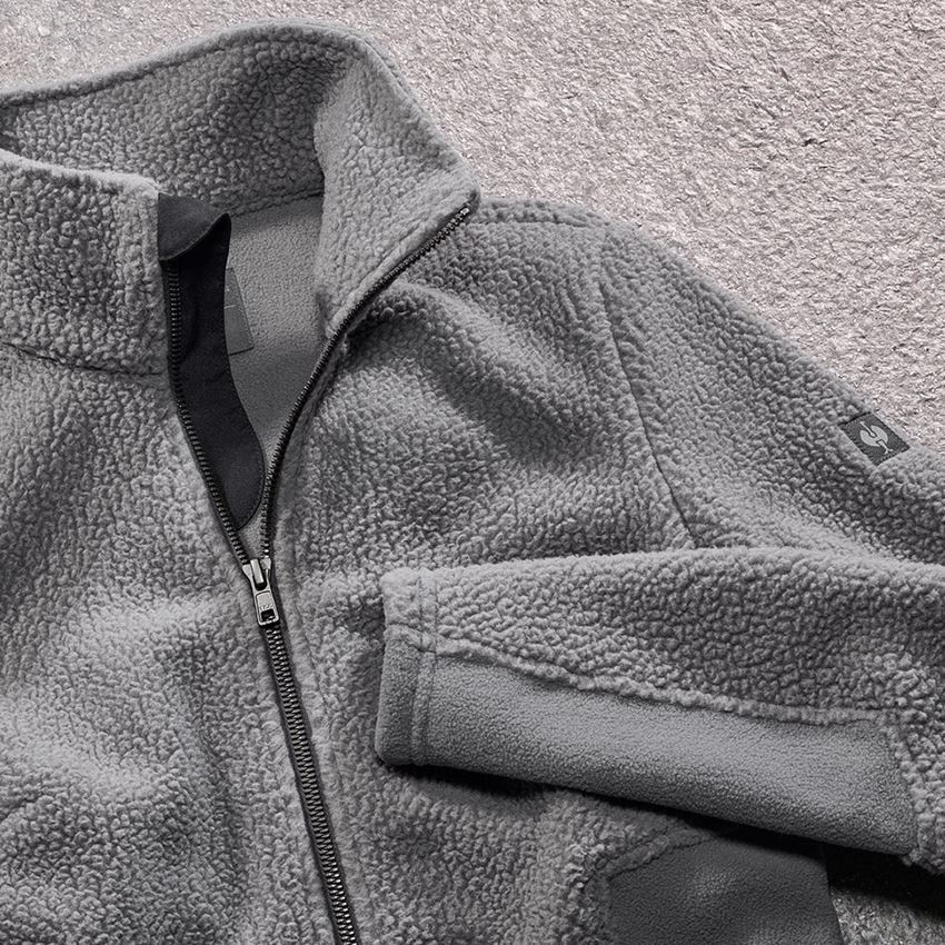 Work Jackets: Faux fur jacket e.s.vintage, ladies' + pewter 2
