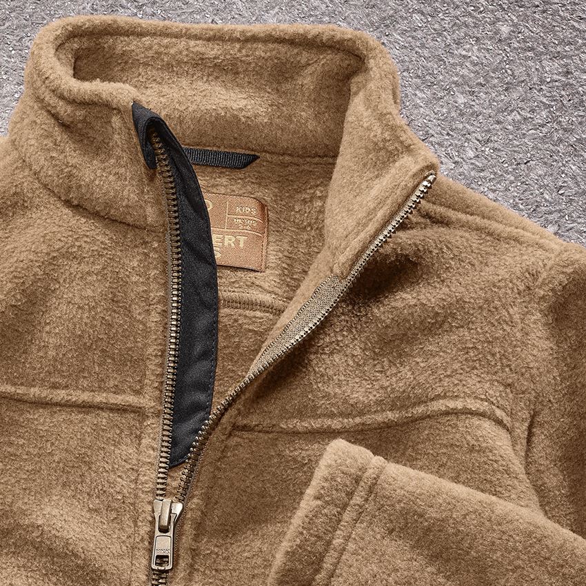Jackets: Fleece jacket e.s.vintage, children's + sepia melange 2
