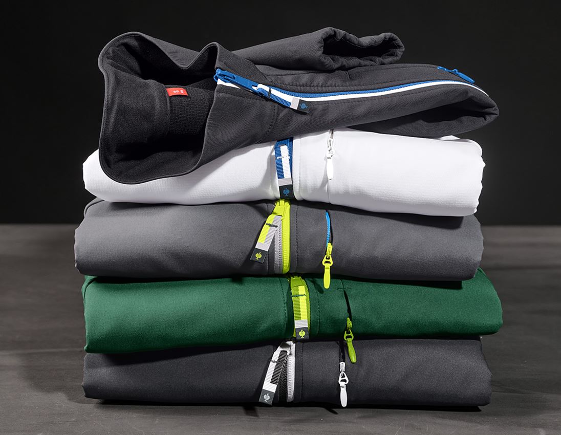 Work Jackets: Softshell jacket e.s.ambition + black/platinum 6