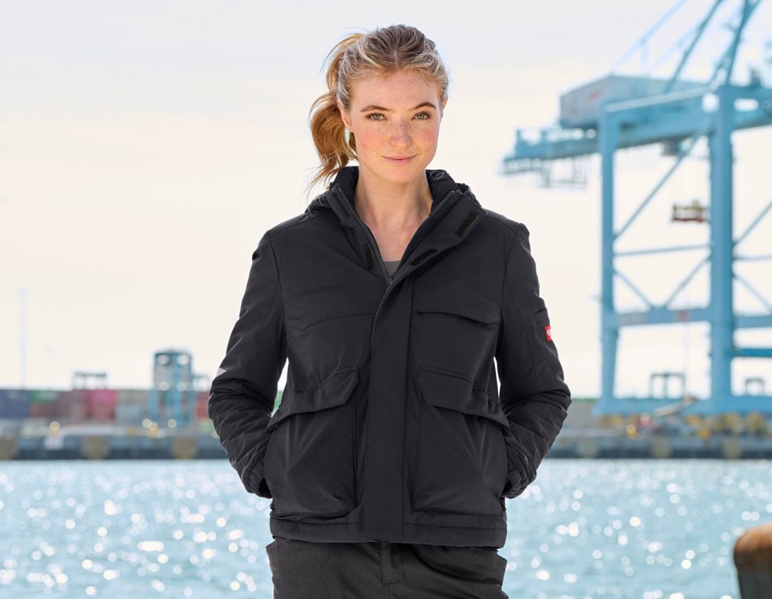 Clothing: Winter jacket e.s.trail pure, ladies' + black