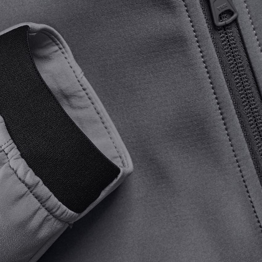 Work Jackets: Softshell jacket e.s.trail pure + carbongrey/basaltgrey 2