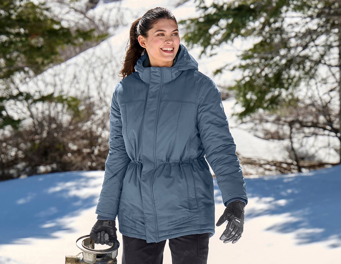 Work Jackets: Parka e.s.iconic, ladies' + oxidblue